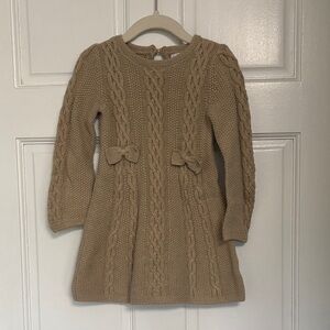 Tommy Bahama Tan Knit Kids Dress